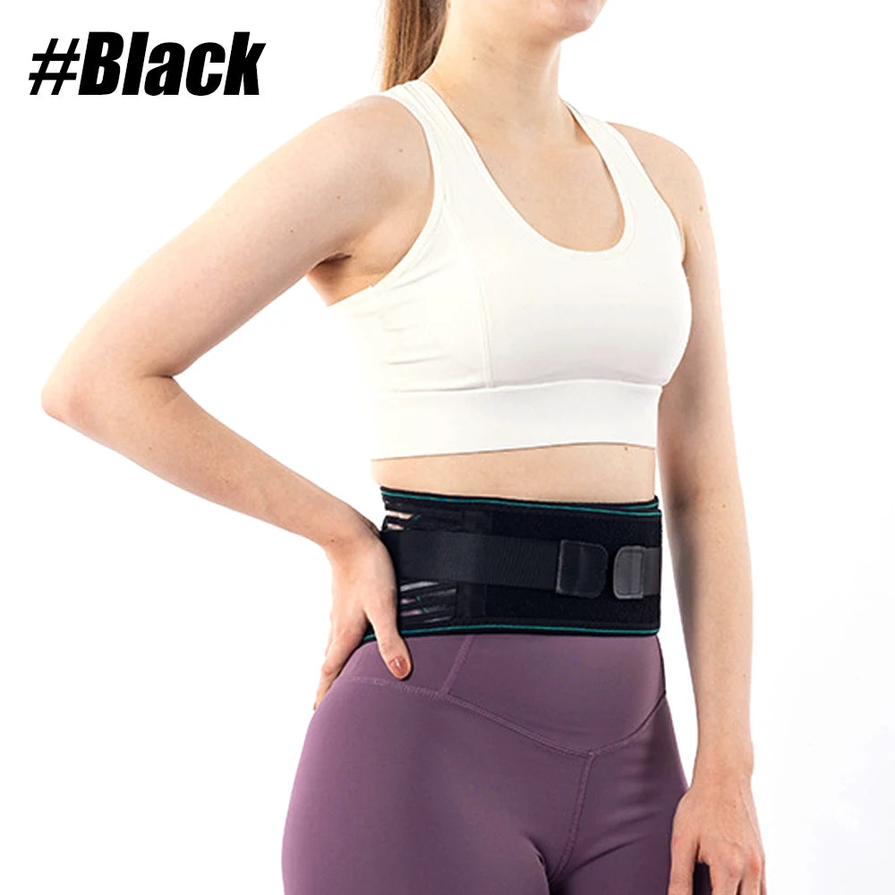 1PCS Lower Back Brace for Pain Relief – Adjustable Lumbar Support Belt for Sciatica- Breathable & Stabilizing with 4 Steel Stays - Sun Studio