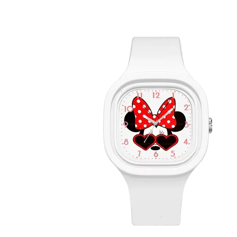 New Mickey Minnie Mouse Children Watches Kids Boy Girl Cute Anime Cartoon Primary  School Student Fashion Watch birthday gifts - Sun Studio
