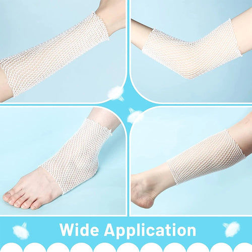 1 Roll Elastic Net Wound Dressing Net Tubular Bandage Mesh Tubing Tubular Gauze Fix Breathable Bandage Retainer for Adults Ankle - Sun Studio