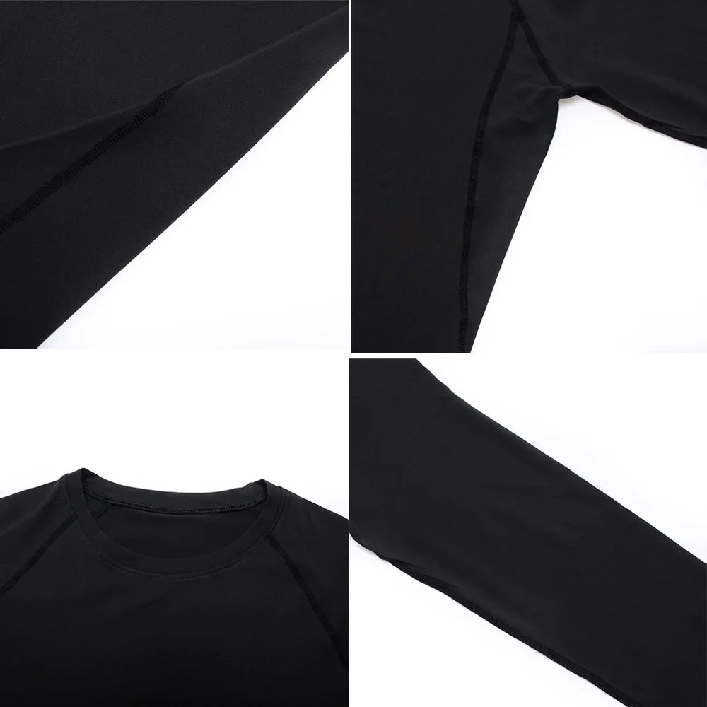 Gym Hub Printed Men's Compression T-Shirt Gym Workout Sport Quick Dry Tight Shirts Outdoor Training Fitness Elasticity Tops Tee - Sun Studio