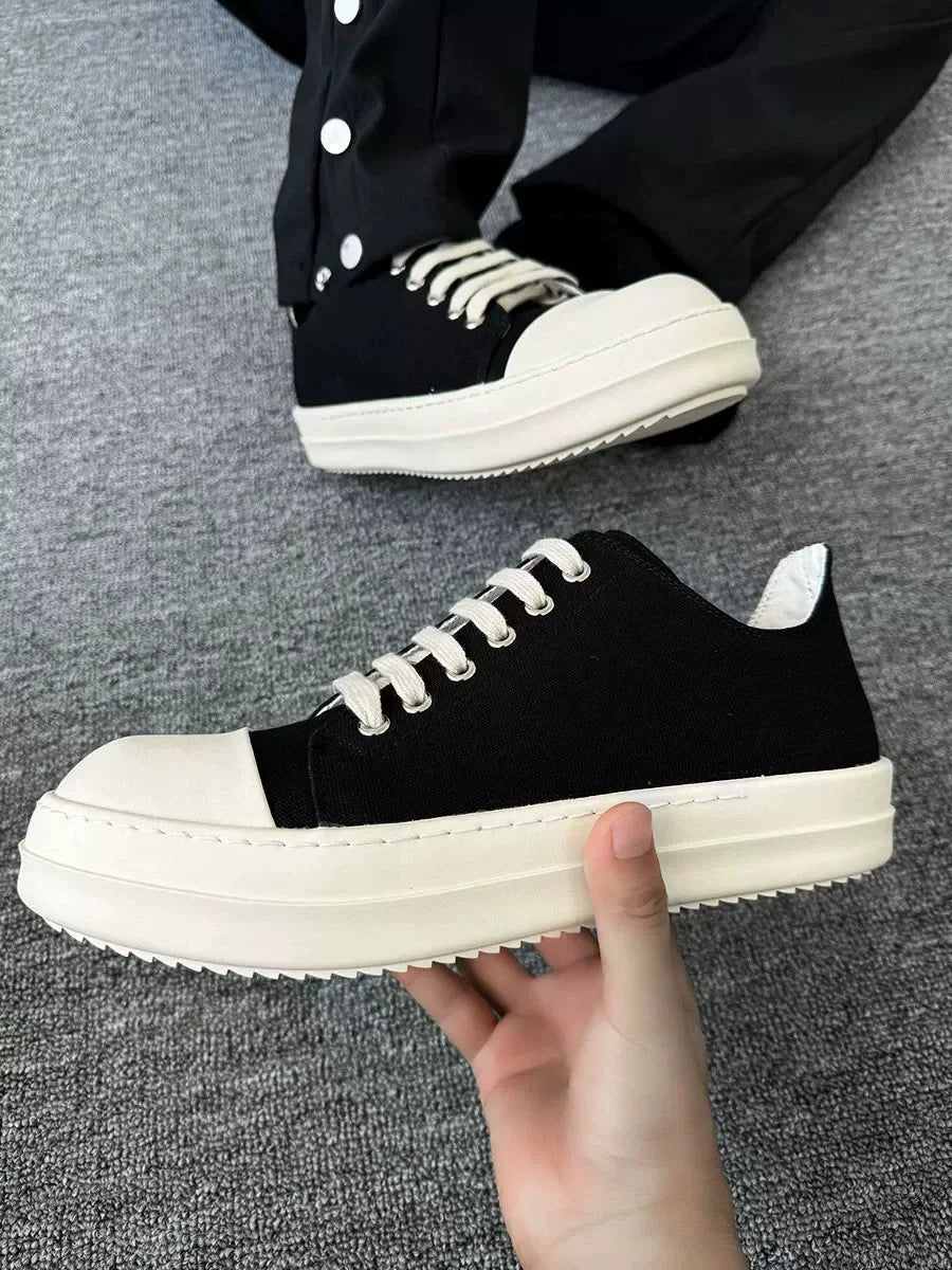 Marken Herren Schuhe Freizeit Canvas Distressed Flats Hohe bis Knöchel Stiefel Frauen Owens Vintage Original Luxus Designer Sneakers
