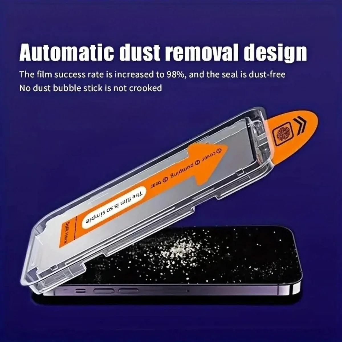 2Pcs One-click Dust free Tempered Glass For Realme GT 7 7T C75 C71 C73 C75X 14T 14 14X Easy Install Screen Protector Film - Sun Studio