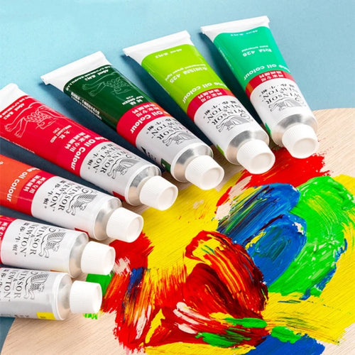 45ml Oil Paint Transparent Tube Fast Drying White Gold Silver Professional Color Painting Supplies For Artists Student Beginners - Sun Studio