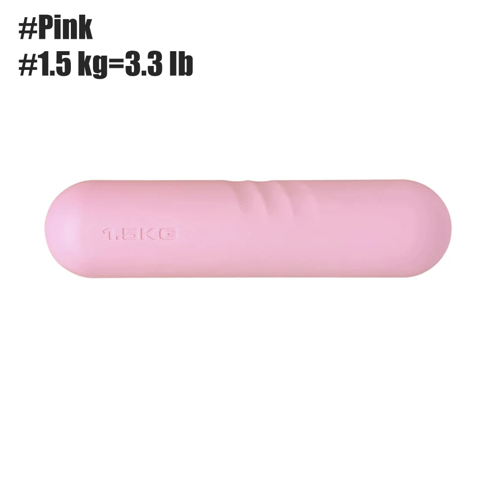 1Pcs Dumbbell Hand Weight Bars,1/1.5/2/2.5kg Dumbbells for Walking,Workout,Pilates,Strength Training, Gym,RunningYoga,Dance - Sun Studio