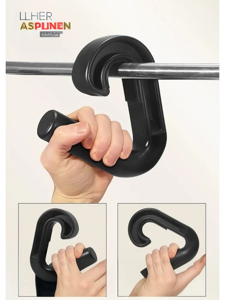 1Pair Gym Use Nylon Grip Bar, Strong Double Hook, Non-slip Design, Durable for both Home and Commercial Use - Sun Studio