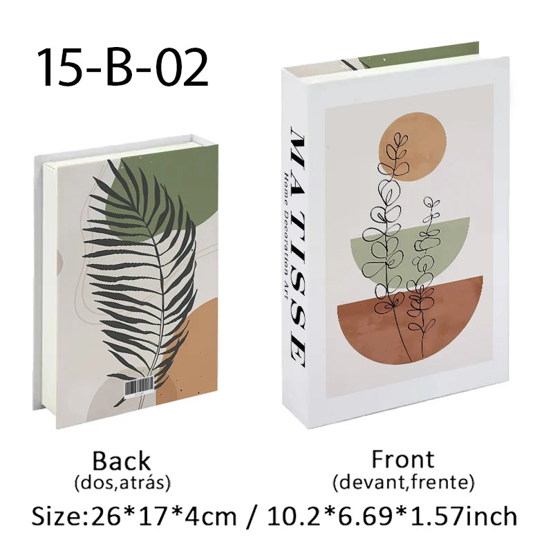 Matisse Fake Bücher zur Dekoration Aufbewahrungsbox Abstrakte Kaffeetisch Bücher Luxus Schlafzimmer Dekorative Bücher Bauhaus Boho Wohnkultur