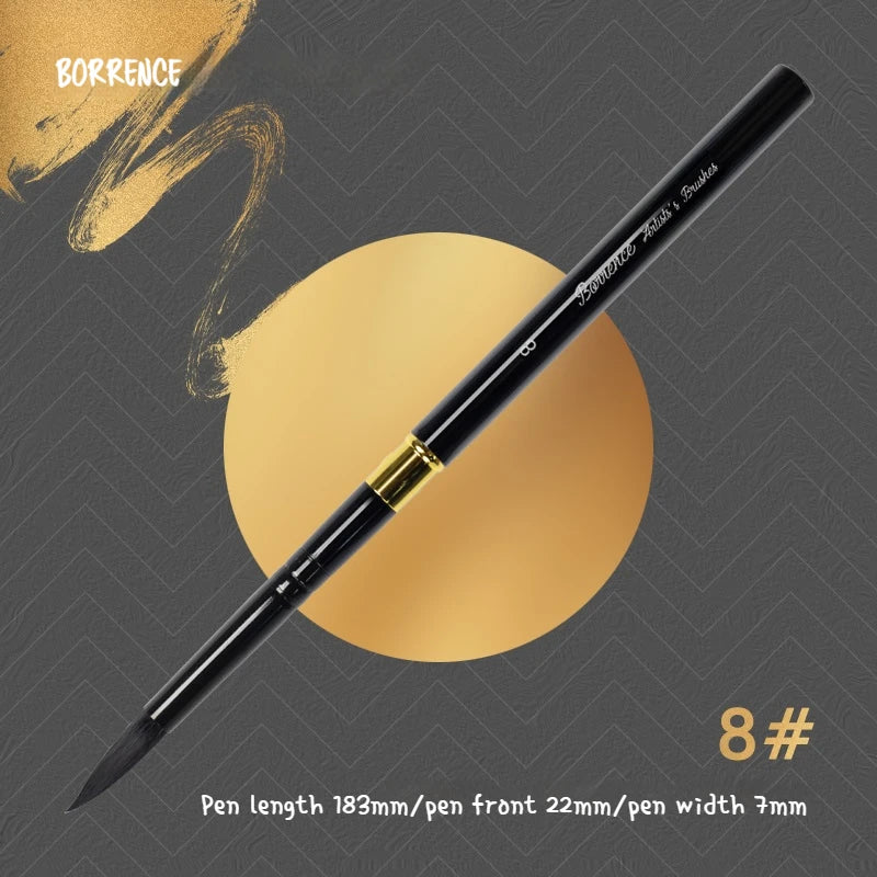 Artist Hand-Painting Drawing Brushes Gouache Watercolor Brush Pen for Water Color Painting Drawing Office School Art Supplies - Sun Studio
