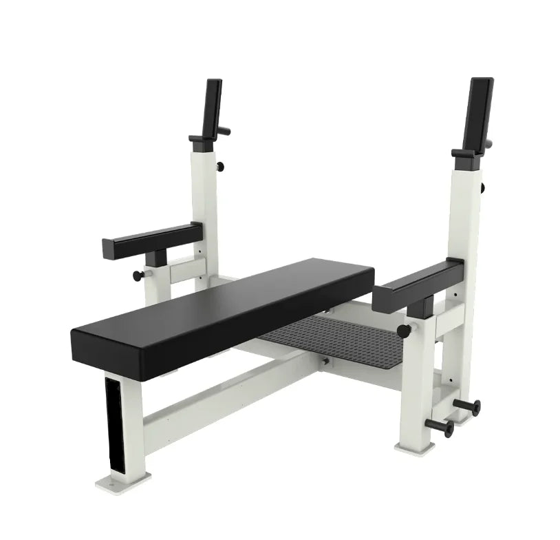 Commercial Gym Strength Training Fitness Equipment Multifunctional Competition Flat Bench Press Rack - Sun Studio
