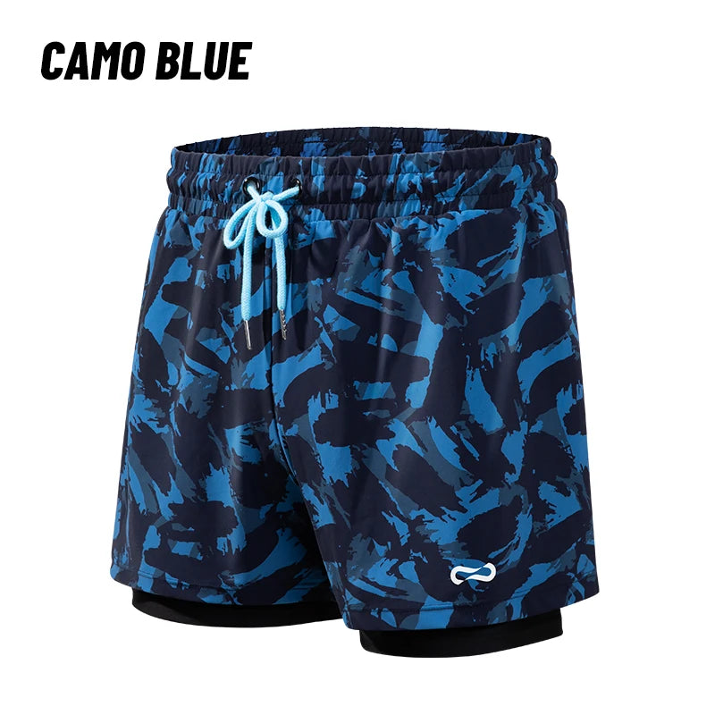 COPOZZ Summer Men's Beach Swimming Trunks Drawstring Elastic Waist Swimsuit Shorts Plus Size Quick Drying Swimwear Shorts Board - Sun Studio