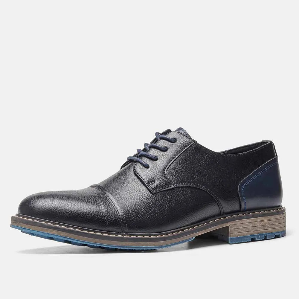 Business Herren Lederschuhe Europäisch Amerikanisch Lässige Herren Lederschuhe Retro Trend Herren Schuhe Große Größe Lederschuhe für Männer