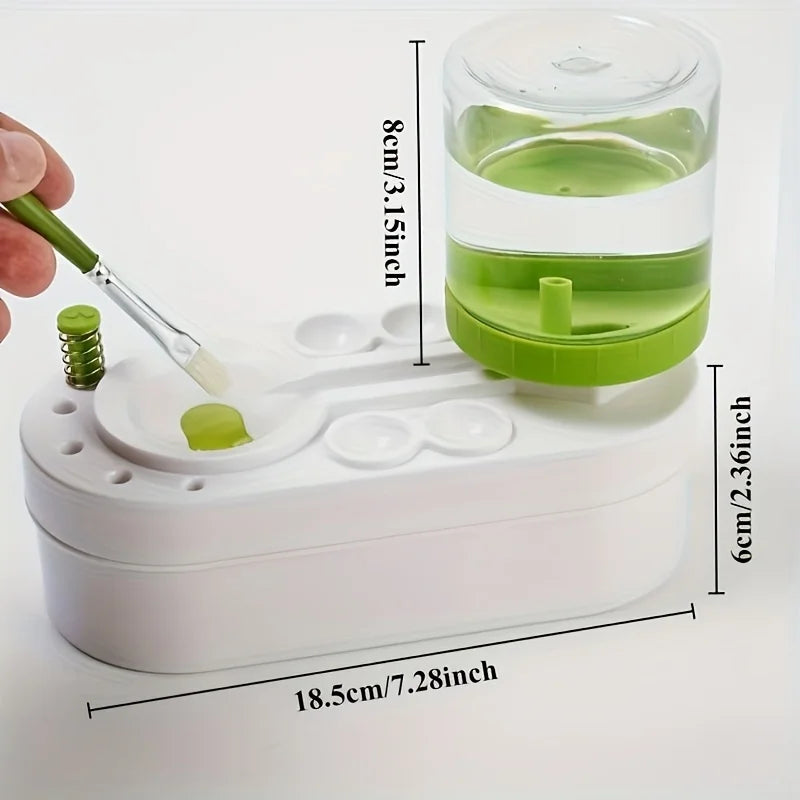 Paint Brush Cleaner Machine-Art Tool Washer with Water Circulation System for Gouache Watercolor Brushes (Student & Artist Use) - Sun Studio