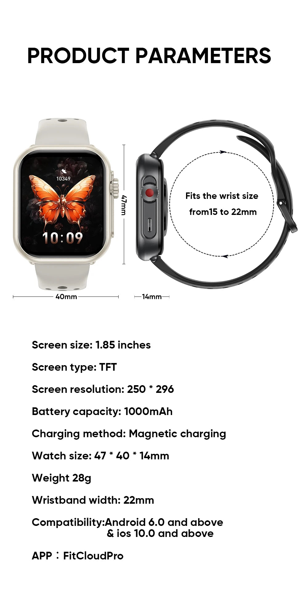 2025 New 1000mAh Battery Smart Watch For Men Women Bluetooth Call Heart Rate Monitor Watches IP68 Waterproof Sports Smartwatches - Sun Studio