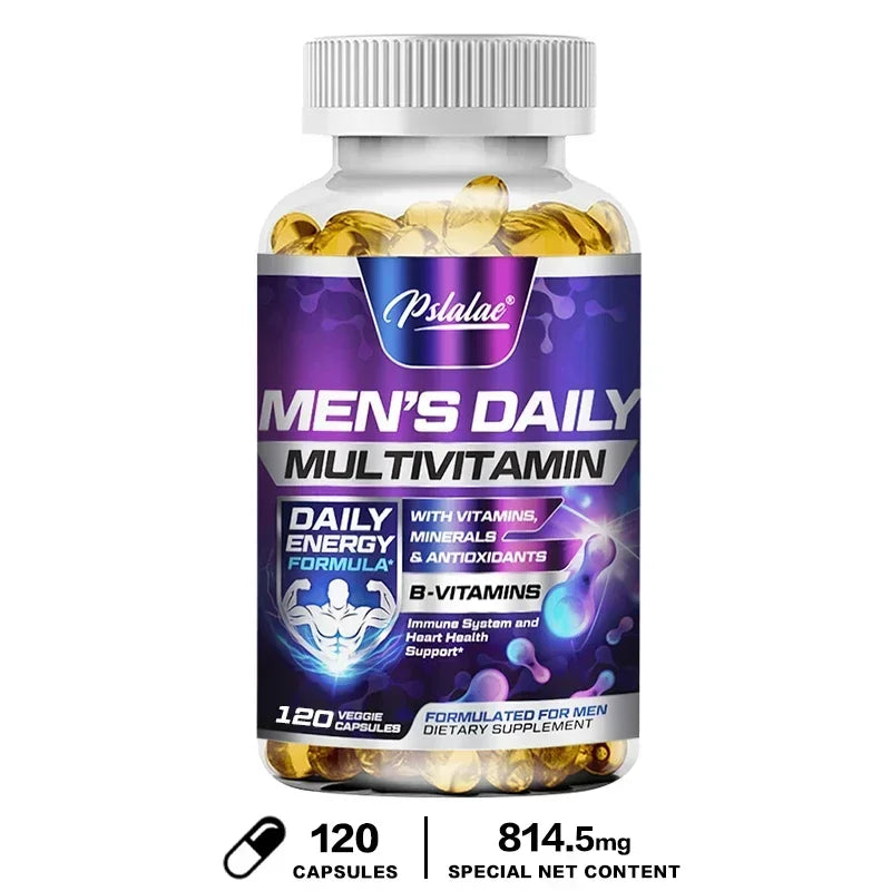 Men's Multivitamin Supplement - Supports Immune Health, Boosts Energy Production, and Improves Vitality and Endurance - Sun Studio