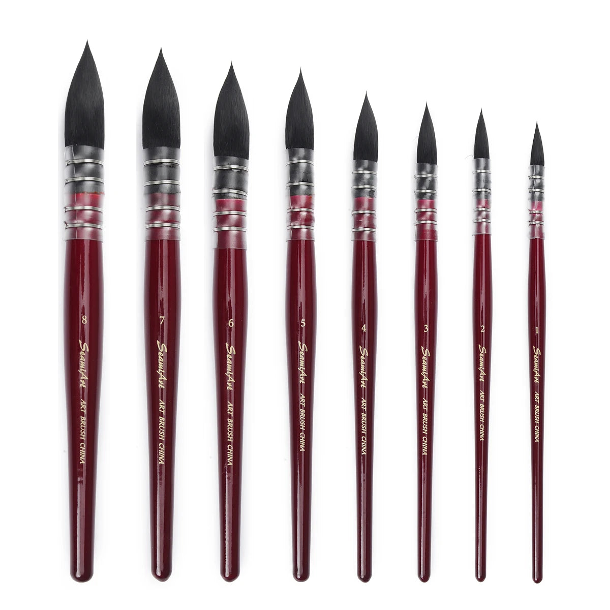 1Pcs Artist Hand-Painting Drawing Brushes Professional Watercolor Brush Pen for Water Color Painting Drawing School Art Supplies - Sun Studio