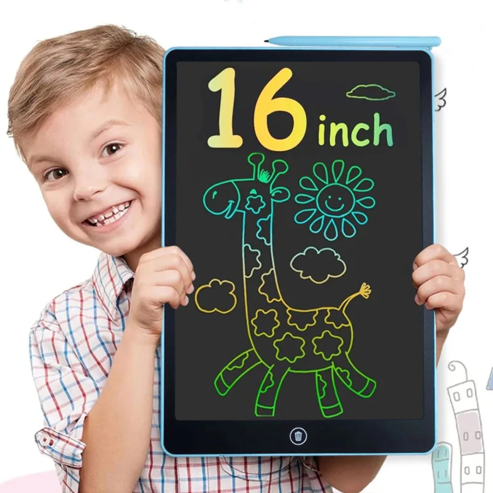 16/12/10/8.5/8.2/6.5/4.5 Zoll LCD Grafiktablett, Farbzeichentablett, 3 4 5 6 7 8 Jahre Kinder Geburtstagsgeschenke/Weihnachten/Reise Spielzeug