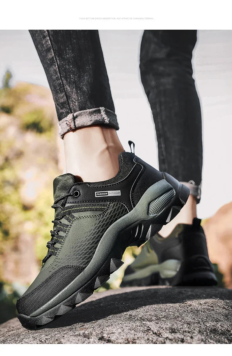 Men Boots Outdoor Sneakers Men Shoes 2025 New Fashion Male Casual Footwear Comfortable Tenis Masculino Botas Men Sneakers Shoes - Sun Studio