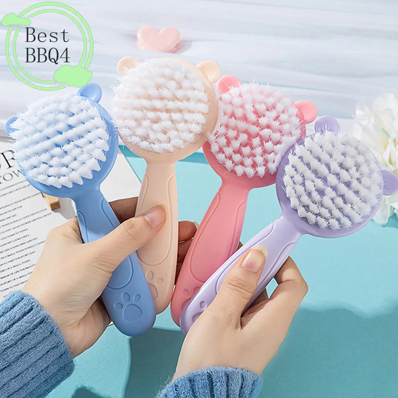 (BBQ4)2Pcs/Set Cute Kids Baby Small Hair Brush and Comb Set for Newborns & Toddlers Baby Brush Soft Bristles Baby Hair Care Gift - Sun Studio
