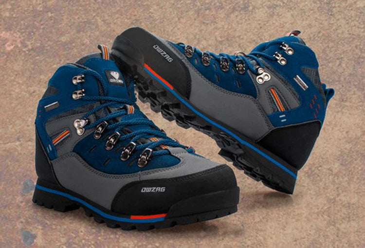 2026 Hohe Outdoor-Wanderschuhe für Männer, Winter, Bergsteigen, Trekkingstiefel, hochwertige Outdoor-Mode, lässige Schneestiefel