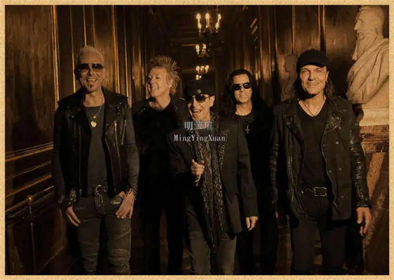 Scorpions Band Poster Wall Art  Posters Decoration Art Poster Personalized Gift Modern Family bedroom Painting - Sun Studio