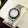 High Quality Top Brand Relogio Masculino Men Quartz Watches Fashion Calendar Stainless Steel Watch For Men Montre Homme 시계 - Sun Studio