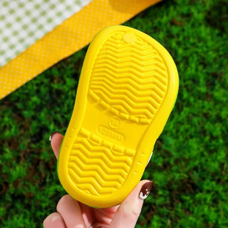 Summer Kids ShoesSandals Hole Children's Shoes Slippers Soft Anti-Skid Cartoon Design Hole Baby Shoes Sandy Beach For Boys Girls - Sun Studio