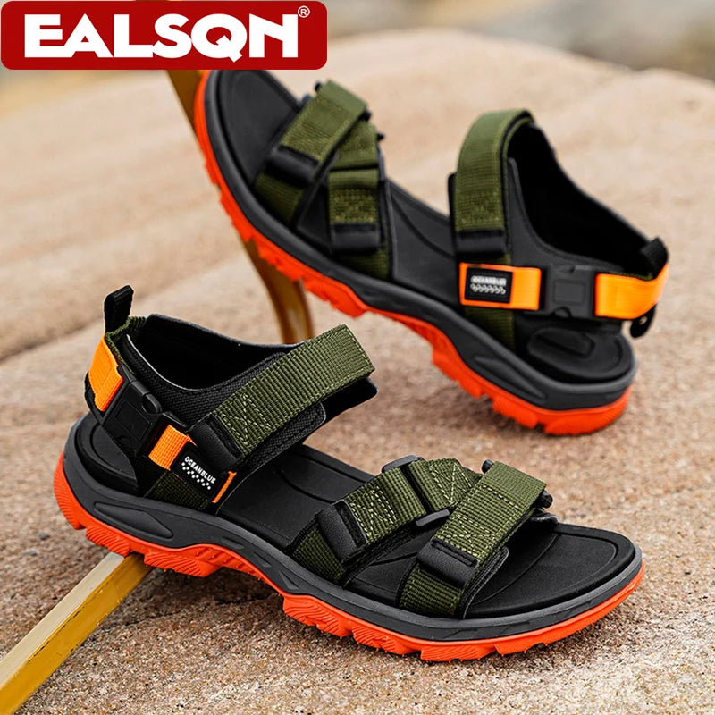 Summer Men Sandals Fashion Leisure Beach Holiday Sandals for Mens Lightweight Shoes New Outdoor Comfortable Casual Sandals - Sun Studio