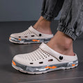 Mens Sandals Casual Summer Clogs for Men Breathable Soft EVA Garden Shoes Closed-toe Fashion Slippers for Men 2025 New Design - Sun Studio
