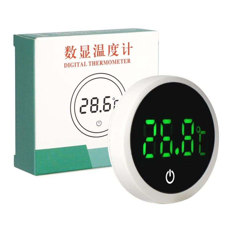 8 Styles Cordless Aquarium Thermometer Lcd Digital External Thermometer Glass Thermometer Fish Tank Mini Suction Cup Thermometer - Sun Studio