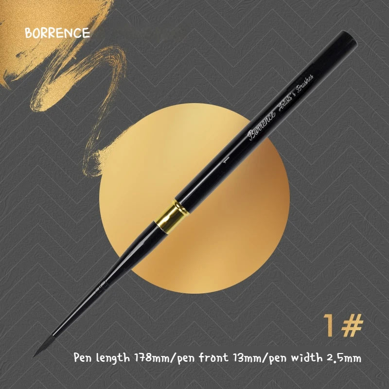 Artist Hand-Painting Drawing Brushes Gouache Watercolor Brush Pen for Water Color Painting Drawing Office School Art Supplies - Sun Studio