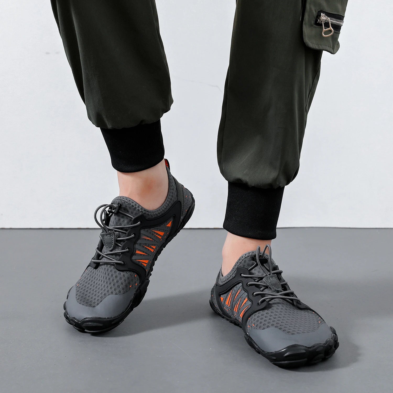 Wide Barefoot Shoes for Womens Mens Outdoor Running Zero Drop Casual Sneaker Minimalist Shoes - Sun Studio