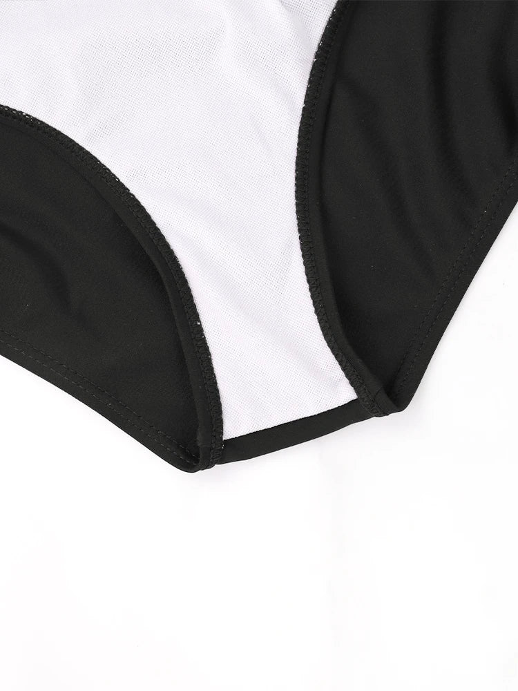 2 Pcs/Set Women's Bikini Split Set Summer Leisure Vacation Style Hanging Neck Bareback Strap Bikini Set Beach Women's Swimsuit - Sun Studio