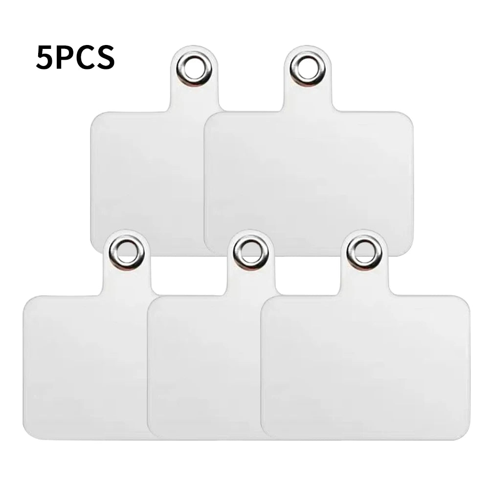 1/3/5/10Pcs Mobile Phone Anti-lost Lanyard Card Gasket Universal Transparent Clip Detachable Phone Hanging Cord Strap Tether Pad - Sun Studio
