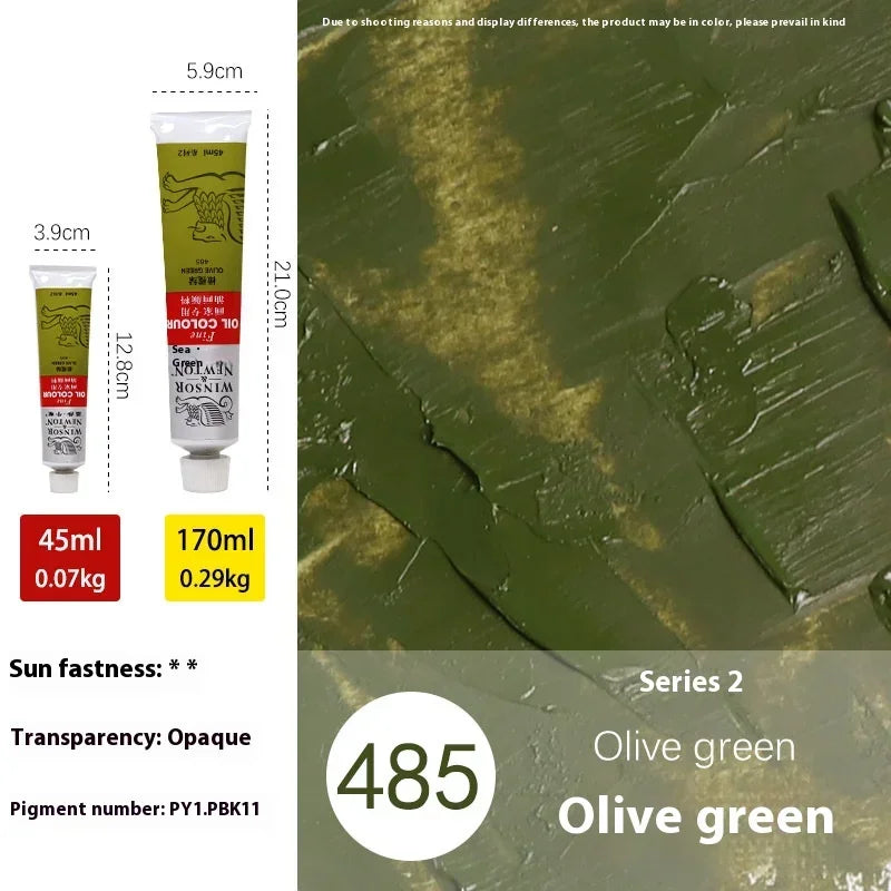 45ml Ölmalerei Transparente Tube Schnell trocknend Weiß Gold Silber Professionelle Farbmalbedarf für Künstler Studenten Anfänger