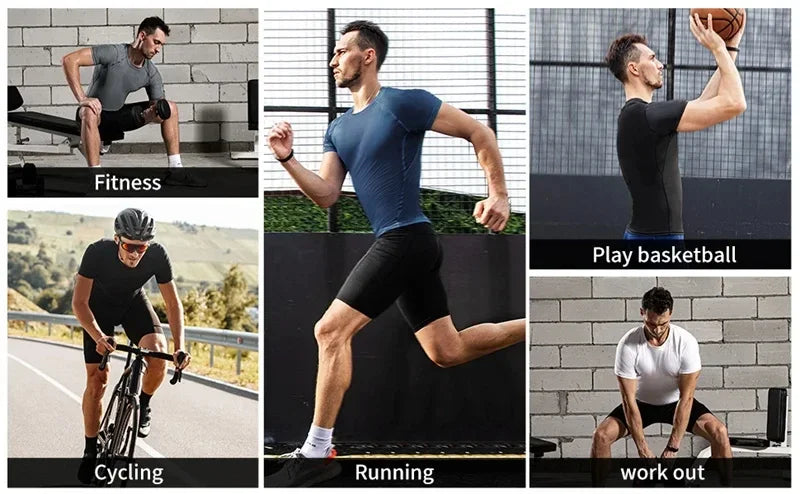 Gym Workout Rash Guard for Men Athletic Quick Dry Compression Shirts Berserk Print Tshirts Tees Tops Undershirts Baselayers - Sun Studio