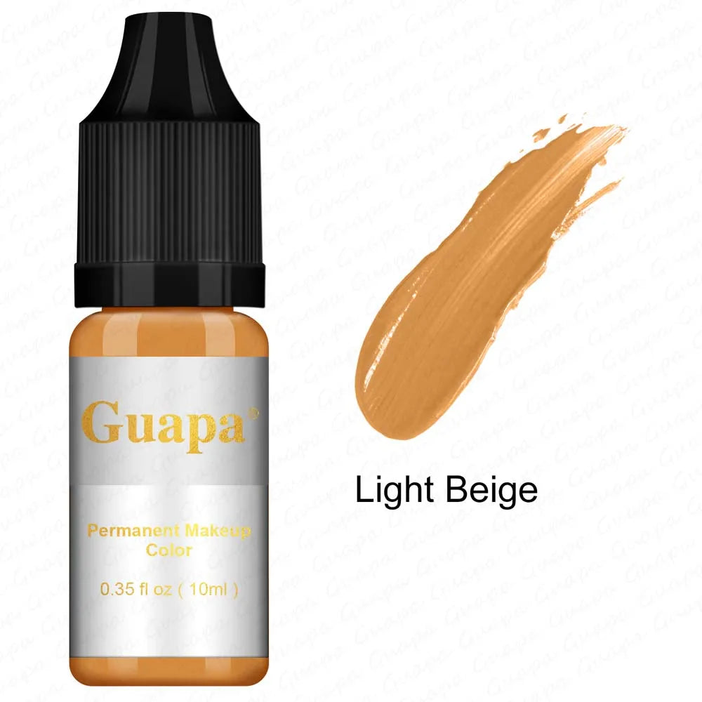 10ML Tattoo Ink Mikropigment Lippen Augenbrauen Permanente Makeup Pigment Tattoo Zubehör für Tattoo Augenbrauen Eyeliner Lippen