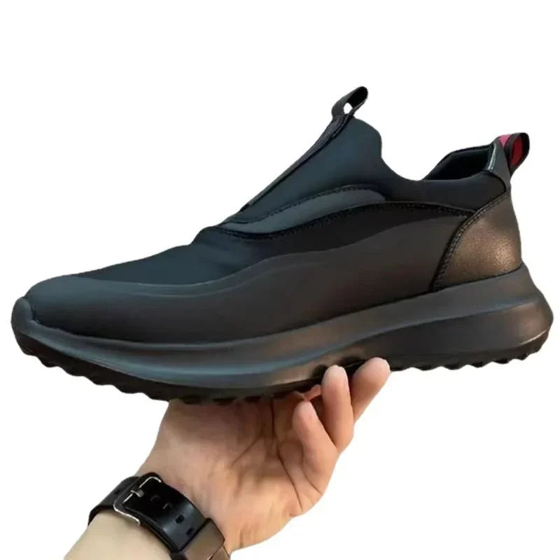 Luxury 2024 New Black Series Casual Shoes for Men's Low Top Comfortable Soft Running and Sports Shoes Zapatillas deportivas - Sun Studio