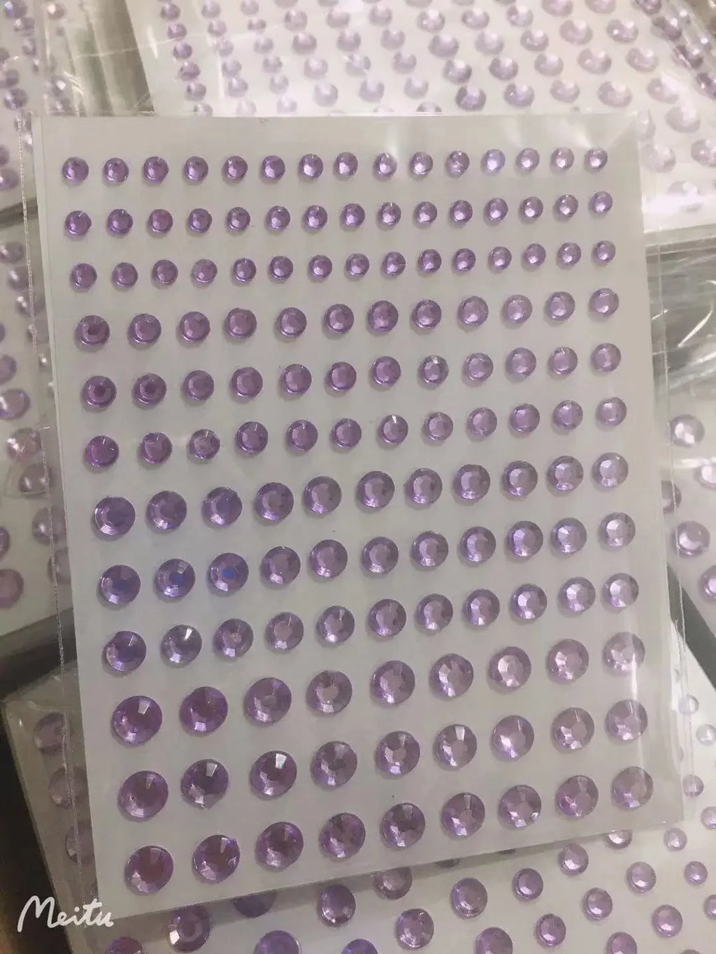 1 Pc Disposable Tattoo Stickers Face Jewelry Color Crystal Diamond DIY Eyes Face Body Waterproof Makeup Decorations Rhinestones