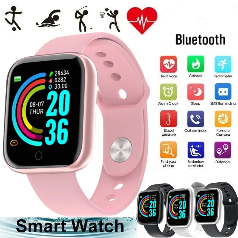 Smart Watch For Women Men Wristwatch Bluetooth Connected Phone Music Player Fitness Sport Bracelet Sleep Monitor Digital Watches - Sun Studio