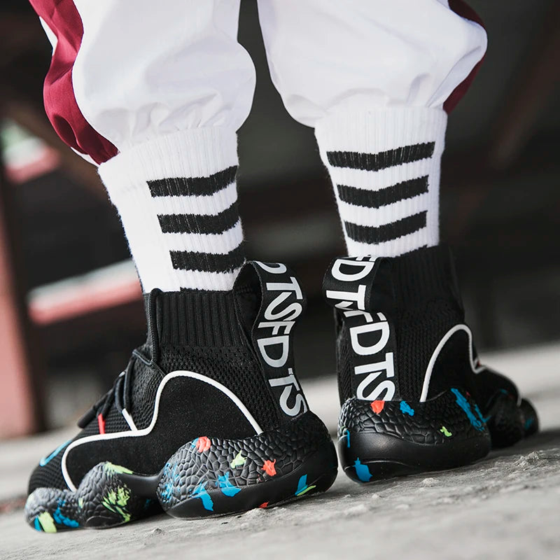 Casual Boot Shoes Men Camo Socks Sneakers Boots Shoes for Male Sneakers Breathable Jogging Trainer Socks Boots - Sun Studio