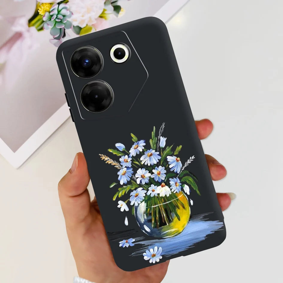 For Tecno Camon 20 Pro 5G Case 2023 Cute Love Heart Football Slim Cover Soft Silicone Funda For Tecno Camon20 Pro 5G CK8n Bumper - Sun Studio