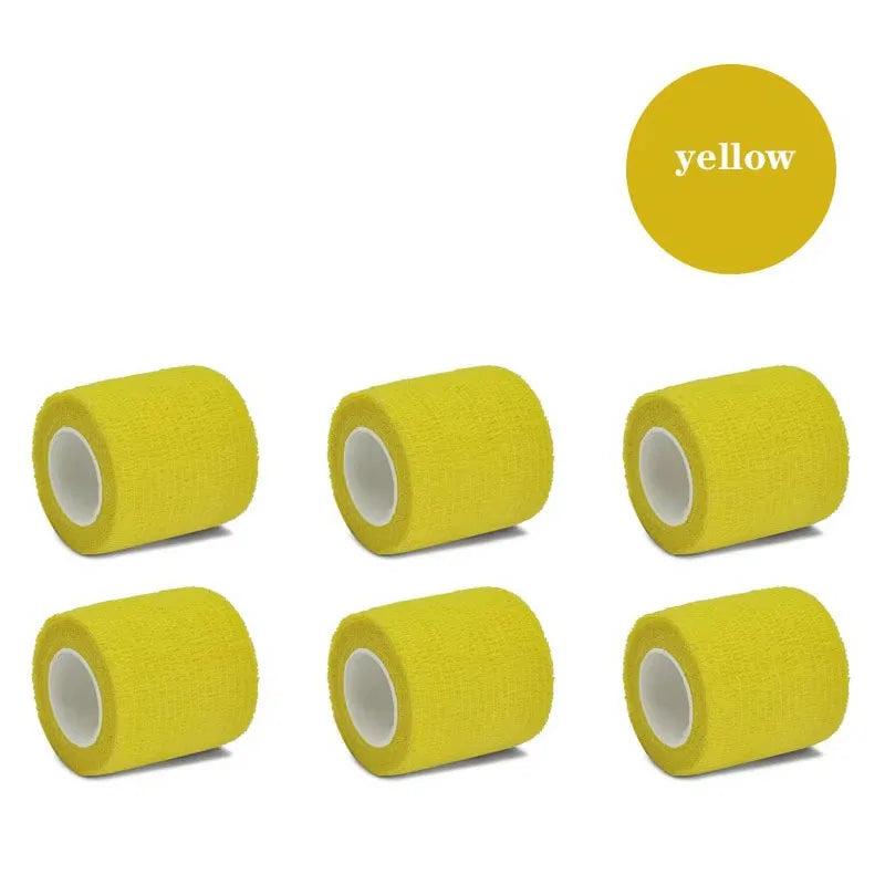 1/6pcs 5cmx4.8m Einweg-Tattoo-Verband Sportband Selbstklebender elastischer Verband Farbenband Tattoo-Zubehör