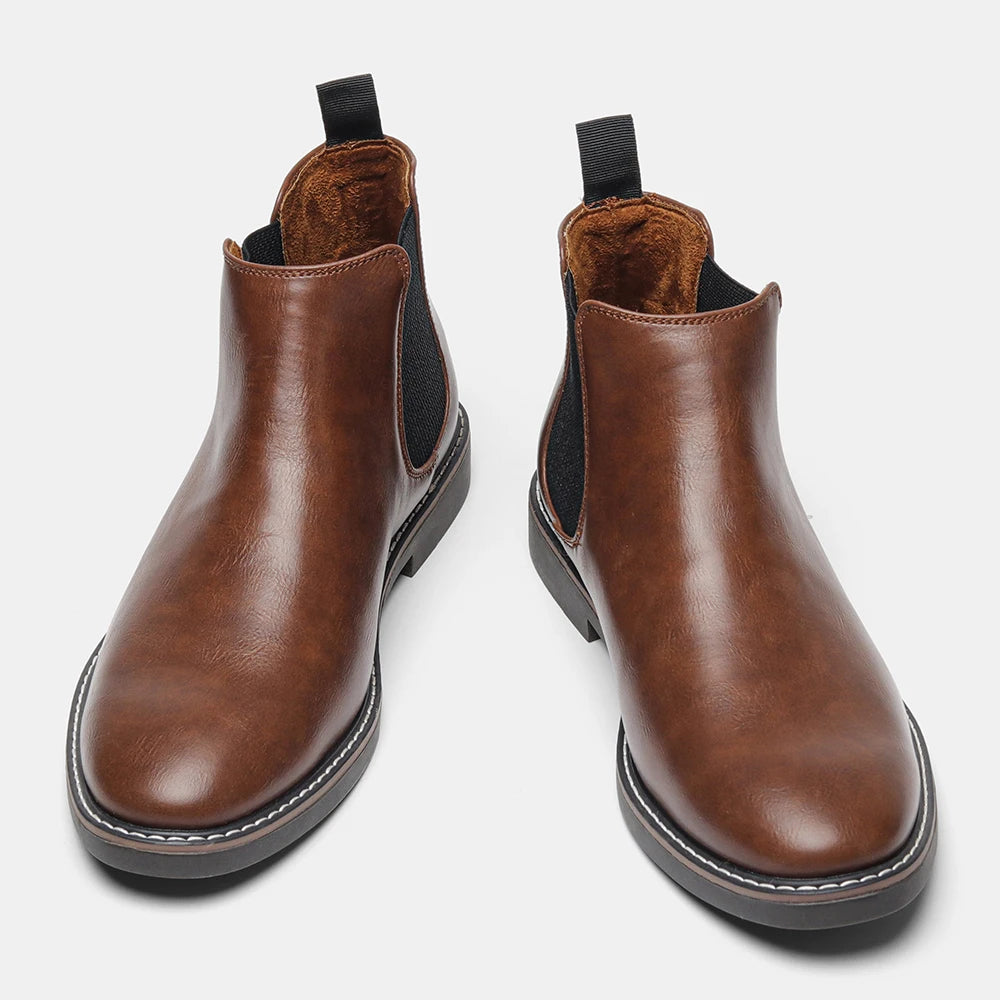 40~46 Men Chelsea Boots Brand Retro Comfortable Fashion Men Boots - Sun Studio
