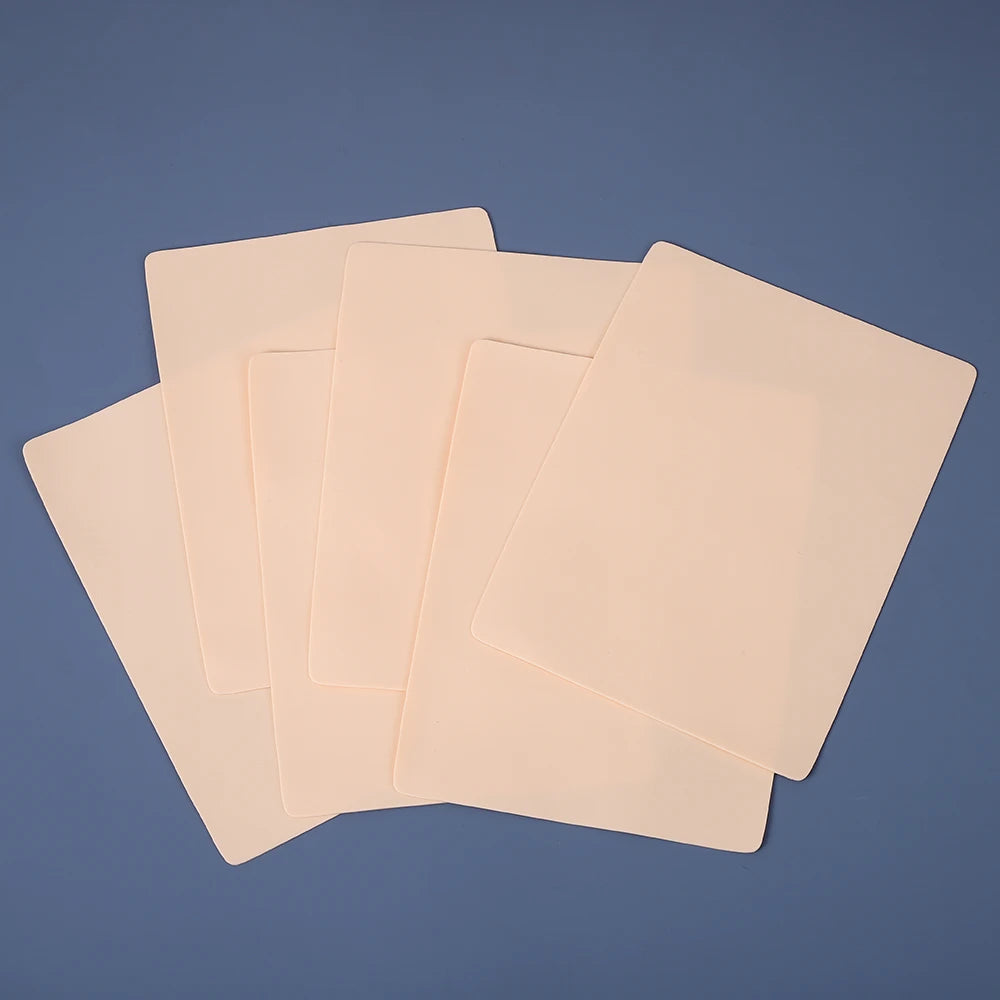 20/10/5/3/1PCS Tattoo Practice Skin Blank Fake Tattoo Skin Synthetic Leather for Permanent Makeup Tattoo Beginner Exercise Tool - Sun Studio