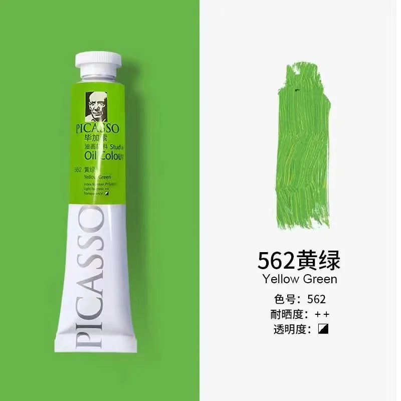 50/170ML Oil Painting Pigment for Beginners and Students Majoring In Fine Art Painting Creation Light-resistant Delicate Pigment - Sun Studio