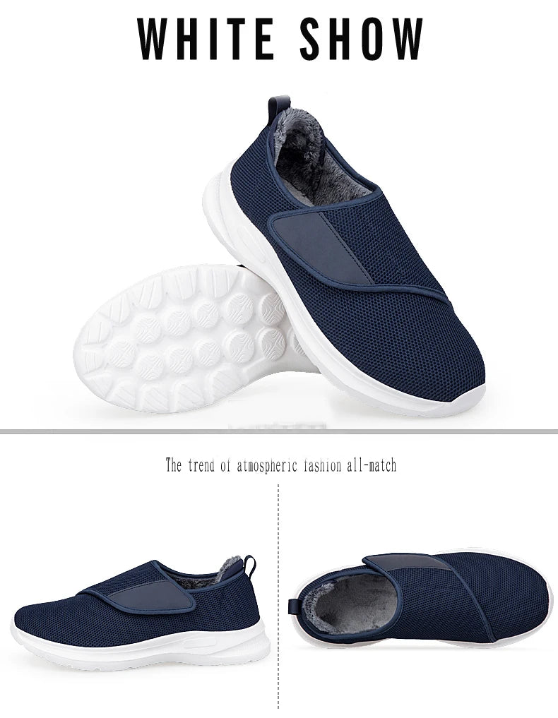 Winter Damen Orthopädie Breite Füße Geschwollene Gehen Freizeit Schuhe Daumen Eversion Anpassung Weich Bequem Diabetiker Herren Schuhe