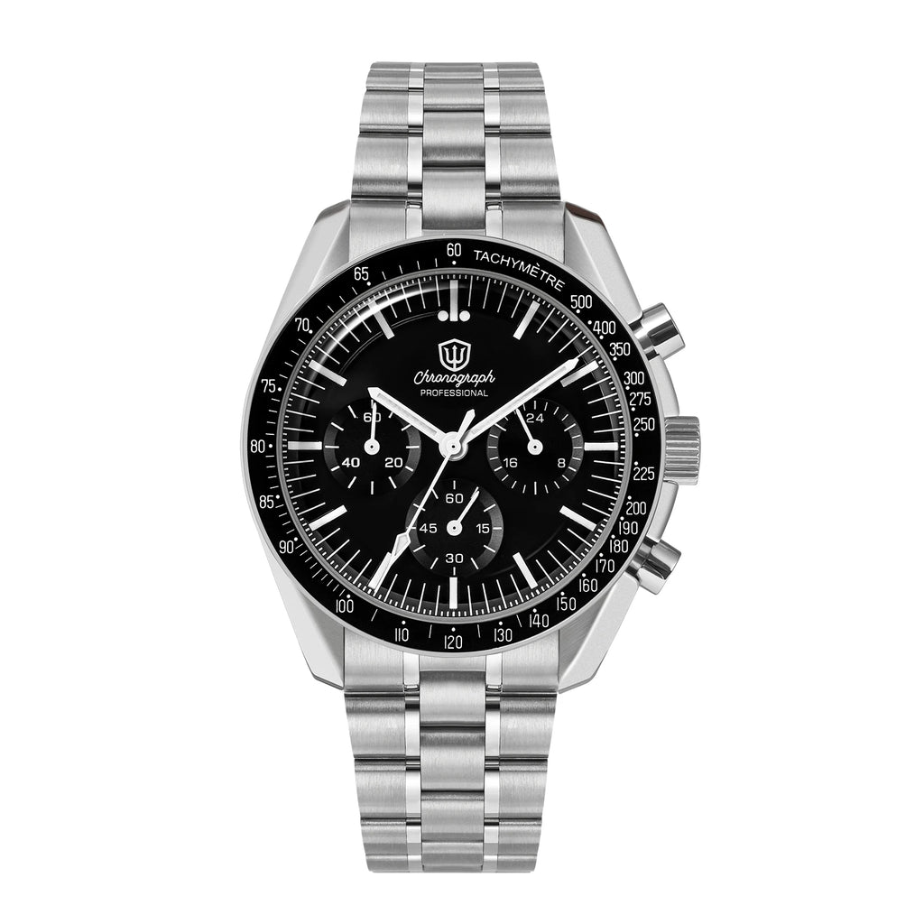 Watchdives WD1863 Sports Chronograph Watch VK63 Sweep Mechanical Quartz Watches Bubble Sapphire Mirror Waterproof 100M Men Watch - Sun Studio