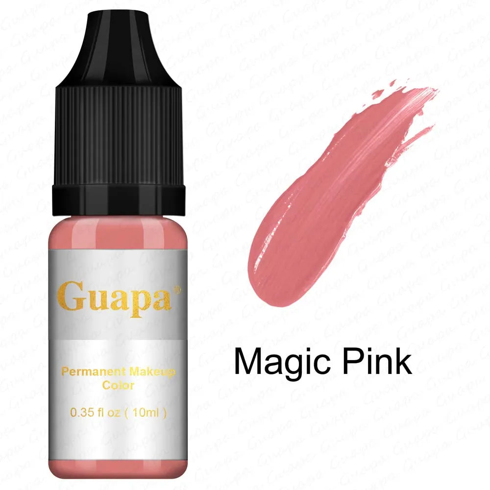 10ML Tattoo Ink Mikropigment Lippen Augenbrauen Permanente Makeup Pigment Tattoo Zubehör für Tattoo Augenbrauen Eyeliner Lippen