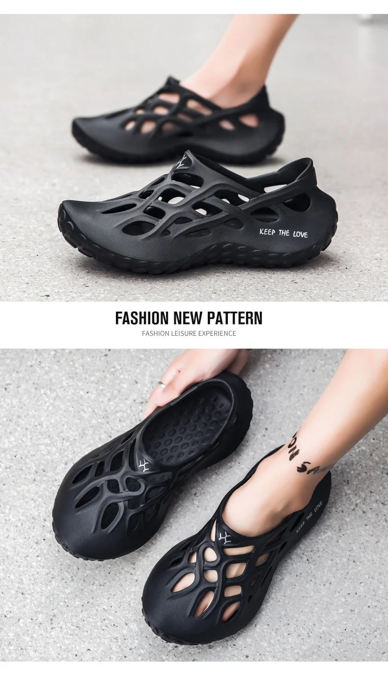 Men Summer Comfortable Breathable Sandals Outdoor Leisure Water Shoes for Hiking and Beach - Sun Studio