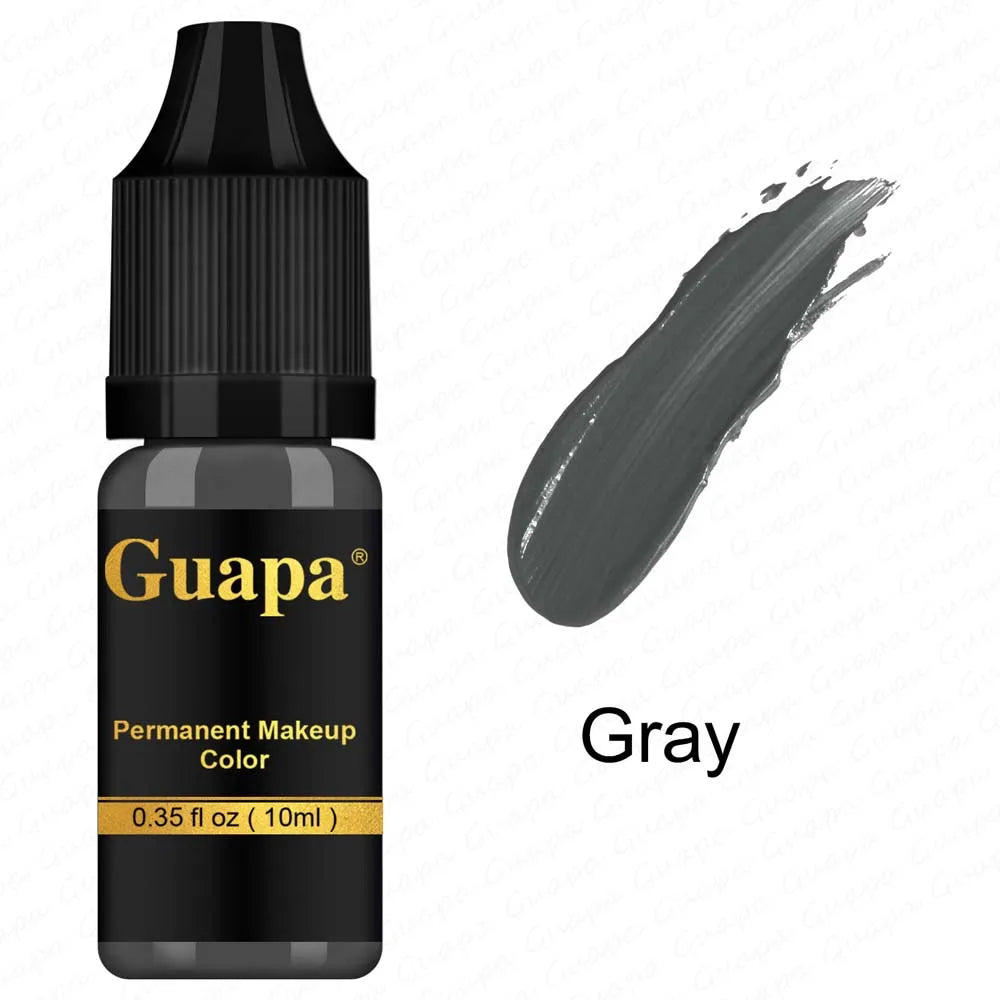 10ML Tattoo Ink Mikropigment Lippen Augenbrauen Permanente Makeup Pigment Tattoo Zubehör für Tattoo Augenbrauen Eyeliner Lippen