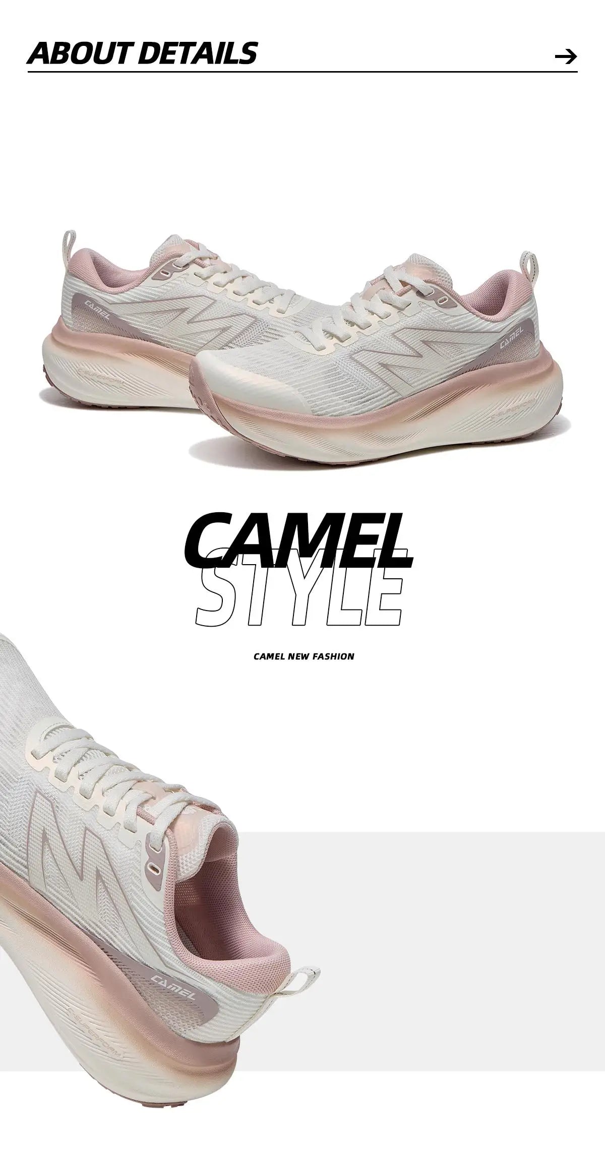GOLDEN CAMEL CAMEL Sports Shoes Men and Women Sneakers Casual Breathable Shock Absorb Running Jogging Shoes for Men Footwear - Sun Studio